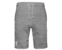 Under Armour Shorts Rival Terry Dunkelgrau/Hellgrau/Grau/Rot