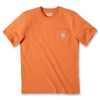 Carhartt Workwear Pocket Rundhalsshirt K87 103296 orange Carhartt Workwear Pocket Rundhalsshirt K87 103296 orange