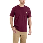 Carhartt Workwear Pocket Rundhalsshirt K87 103296 Dunkelrot/Bordeaux