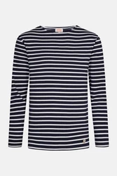 Armor Lux Langarmshirt Houat Dunkelblau/Schwarz