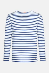 Armor Lux Langarmshirt Houat Blau/Dunkelblau