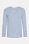Armor Lux Langarmshirt Houat Blau/Dunkelblau