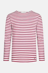 Armor Lux Langarmshirt Houat Rot/Dunkelrot/Bordeaux