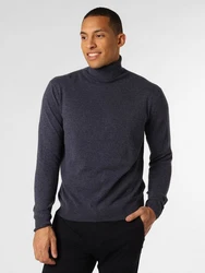 Andrew James Strickpullover Dunkelblau/Schwarz