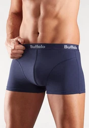 Buffalo Hipster Boxershorts Herren navy/trkis/grau/meliert