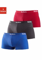 Buffalo Hipster Boxershorts Herren rot/royalblau/anthrazit