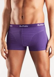 Buffalo Hipster Boxershorts Herren lila/petrol/grau