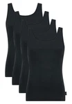 sloggi Unterhemd 24/7 (4er Pack, Spar-Set) Schwarz