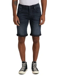 MUSTANG Jeansshorts Style CHICAGO Dunkelblau/Blau/Hellblau