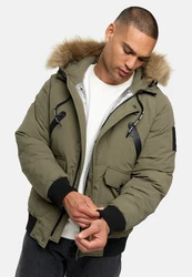 Indicode Winterjacke INZakai Dunkelgrün/Grün/Khaki/Beige