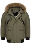 Indicode Winterjacke INZakai Dunkelgrün/Grün/Khaki/Beige