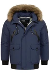 Indicode Winterjacke INZakai Hellblau/Dunkelblau/Blau