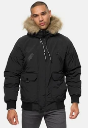 Indicode Winterjacke INZakai Schwarz/Dunkelgrau