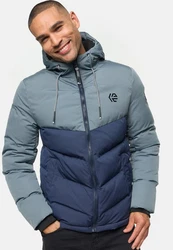 Indicode Winterjacke INAgiotis Grau/Hellblau/Dunkelblau/Blau/Schwarz