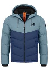 Indicode Winterjacke INAgiotis Grau/Hellblau/Dunkelblau/Blau/Schwarz
