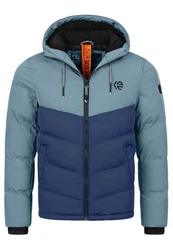 Indicode Winterjacke INAgiotis Grau/Hellblau/Dunkelblau/Blau/Schwarz