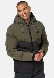 Indicode Winterjacke INAgiotis Dunkelgrün/Grün