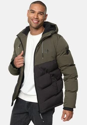 Indicode Winterjacke INAgiotis Dunkelgrün/Grün