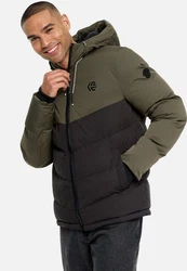 Indicode Winterjacke INAgiotis Dunkelgrün/Grün