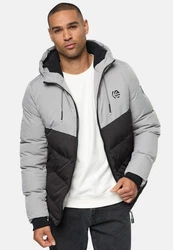 Indicode Winterjacke INAgiotis Grau/Hellgrau/Dunkelgrau