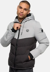 Indicode Winterjacke INAgiotis Grau/Hellgrau/Dunkelgrau