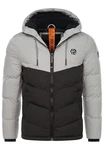 Indicode Winterjacke INAgiotis Grau/Hellgrau/Dunkelgrau