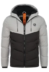 Indicode Winterjacke INAgiotis Grau/Hellgrau/Dunkelgrau