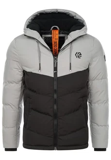 Indicode Winterjacke INAgiotis Grau/Hellgrau/Dunkelgrau
