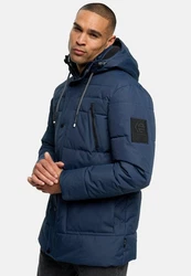 Indicode Winterjacke INWess Dunkelblau/Blau/Hellblau