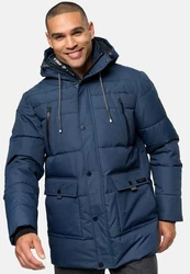 Indicode Winterjacke INWess Dunkelblau/Blau/Hellblau