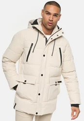Indicode Winterjacke INWess Beige/Khaki/Weiß
