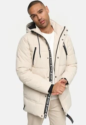 Indicode Winterjacke INWess Beige/Khaki/Weiß