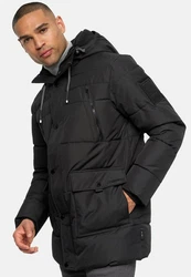 Indicode Winterjacke INWess Schwarz/Dunkelgrau/Grau