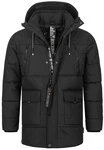 Indicode Winterjacke INWess Schwarz/Dunkelgrau/Grau
