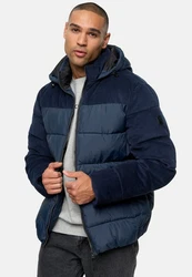 Indicode Winterjacke INLockly Dunkelblau/Hellblau/Blau