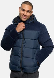 Indicode Winterjacke INLockly Dunkelblau/Hellblau/Blau