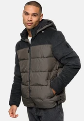 Indicode Winterjacke INLockly Dunkelgrau/Hellgrau/Grau/Schwarz