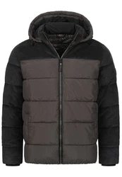Indicode Winterjacke INLockly Dunkelgrau/Hellgrau/Grau/Schwarz