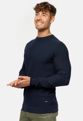 Indicode Strickpullover INLourdes Dunkelblau
