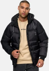 Indicode Herren Steppjacke INPaulix Schwarz