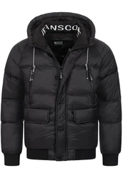 Indicode Herren Steppjacke INPaulix Schwarz
