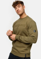 Indicode Strickpullover INAvant Dunkelgrün/Khaki/Beige