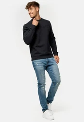 Indicode Strickpullover INAvant Dunkelblau/Schwarz/Dunkelgrau