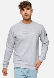 Indicode Strickpullover INAvant Grau