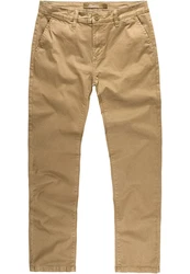 REPUBLIX Herren Regular Slim Stretch Chino Hose Fit R7009 Khaki/Braun/Beige