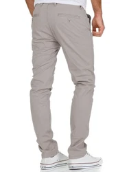 REPUBLIX Herren Regular Slim Stretch Chino Hose Fit R7009 Khaki