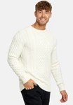Indicode Strickpullover INBellin Weißer Spargel