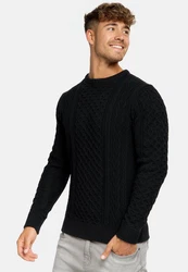 Indicode Strickpullover INBellin Schwarz