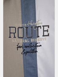 Jan Vanderstorm Kurzarmhemd BODVAR +Fit Kollektion Blau/Beige/Grau/Hellblau/Khaki