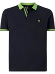 Jan Vanderstorm Poloshirt LAVRANS Dunkelblau/Blau/Türkis